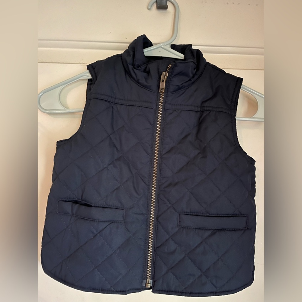 NWT Crewcuts boys quilted vest size 3